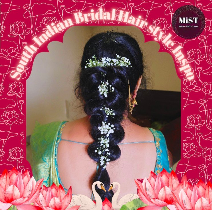 South Indian bridal hairstyle at MiST