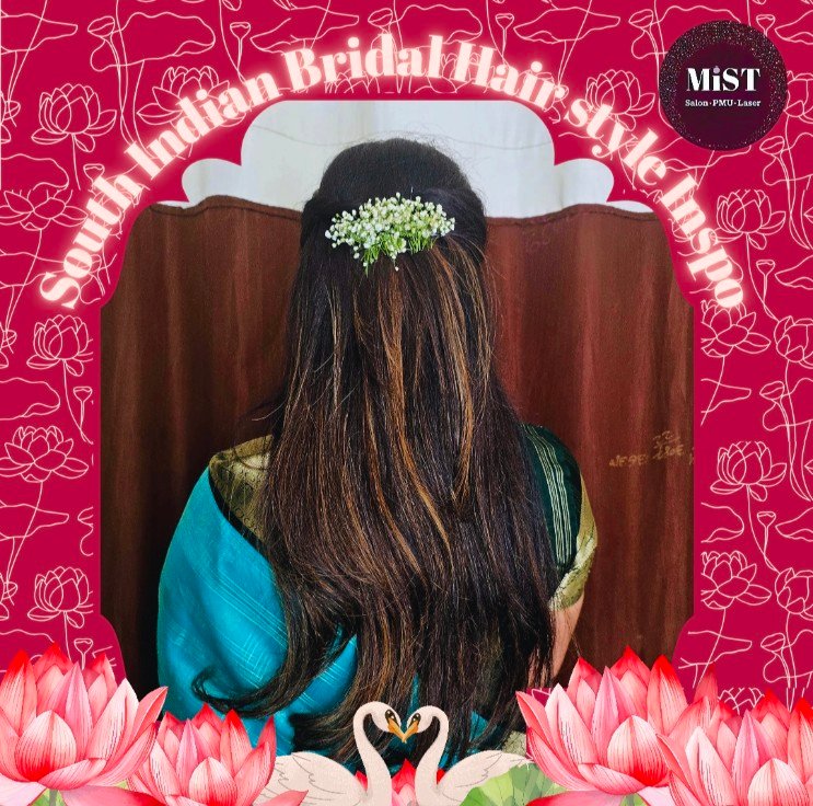 South Indian bridal hairstyle at MiST