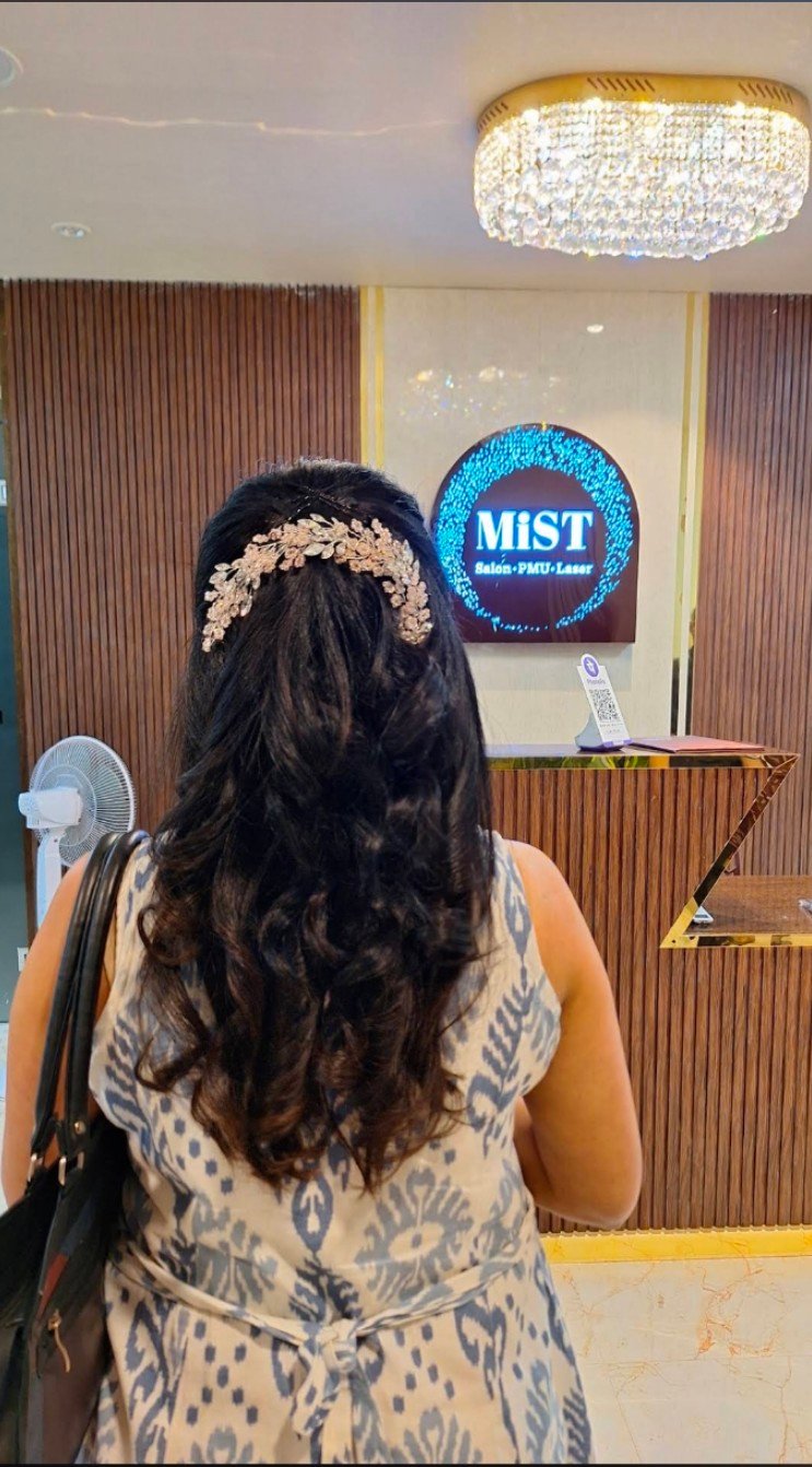 Client hairstyling result at MiST